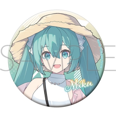 【ムービック】初音ミクシリーズ グリッター缶バッジ/初音ミク