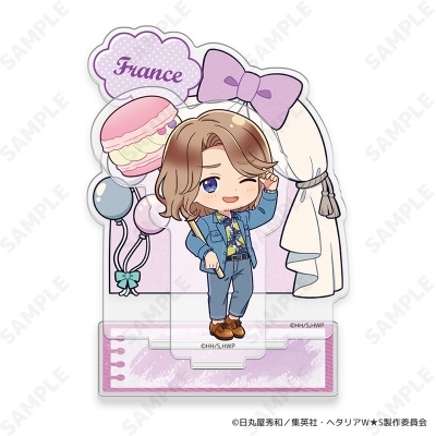 【ディ・テクノ】ヘタリア World☆Stars アクリルスタンド 6 フランス-Greetings with Denim Style-【ドレセレmini】