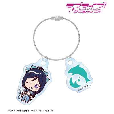 【アルマビアンカ】ラブライブ！サンシャイン！！ 松浦果南 3rdソロコンサートver. ちょこんと！ 2連ワイヤーアクリルキーホルダー