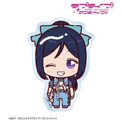 【アルマビアンカ】ラブライブ！サンシャイン！！ 松浦果南 3rdソロコンサートver. ちょこんと！ クリアダイカットステッカー