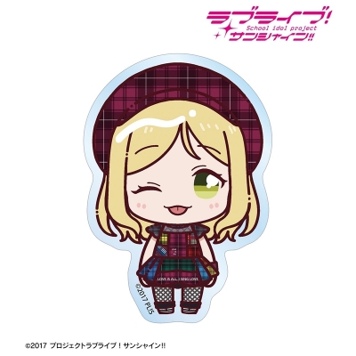 【アルマビアンカ】ラブライブ！サンシャイン！！ 小原鞠莉 3rdソロコンサートver. ちょこんと！ クリアダイカットステッカー