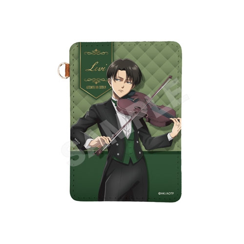 【CS.FRONT】進撃の巨人 四重奏ver. レザーパスケース /03 リヴァイ