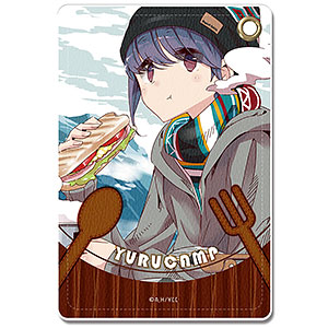 【ライセンスエージェント】ゆるキャン△ レザーパスケース Ver.2 デザイン02（志摩リン/A）