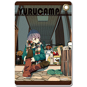 【ライセンスエージェント】ゆるキャン△ レザーパスケース Ver.2 デザイン03（志摩リン/B）