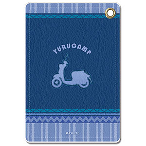 【ライセンスエージェント】ゆるキャン△ レザーパスケース Ver.2 デザイン07（モチーフ/A）