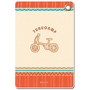 【ライセンスエージェント】ゆるキャン△ レザーパスケース Ver.2 デザイン08（モチーフ/B）