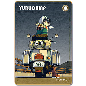 【ライセンスエージェント】ゆるキャン△ レザーパスケース Ver.3 デザイン04（志摩リン/B）