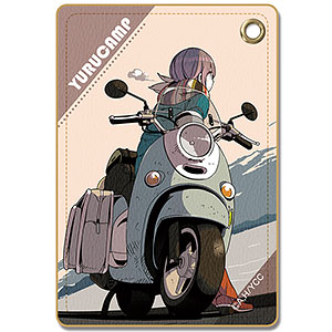 【ライセンスエージェント】ゆるキャン△ レザーパスケース Ver.3 デザイン05（志摩リン/C）