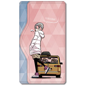 【ライセンスエージェント】ゆるキャン△ レザーキーケース Ver.2 デザイン01（各務原なでしこ&志摩リン/A）