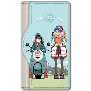 【ライセンスエージェント】ゆるキャン△ レザーキーケース Ver.2 デザイン02（各務原なでしこ&志摩リン/B）