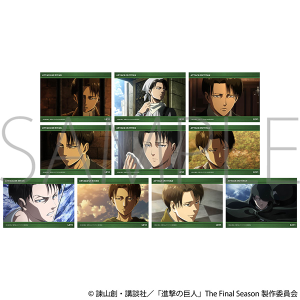 【ムービック】進撃の巨人 ブロマイドコレクション/リヴァイ 1BOX入数：5