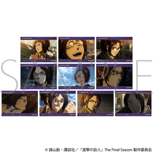 【ムービック】進撃の巨人 ブロマイドコレクション/ハンジ 1BOX入数：5