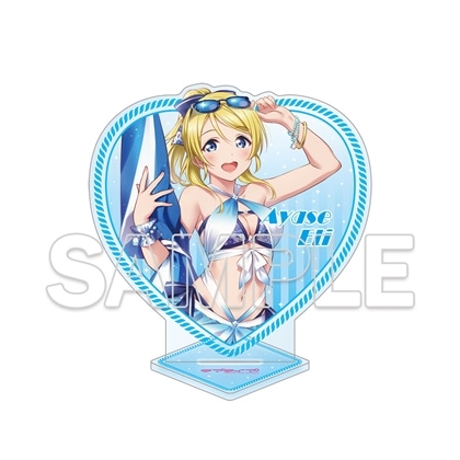 【KADOKAWA】『ラブライブ！』ハート型ラメ入りアクリルスタンド 絢瀬絵里