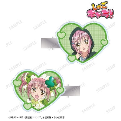 【アルマビアンカ】TVアニメ『しゅごキャラ！』 日奈森 あむ&アミュレットクローバー アクリルヘアクリップ2個セット