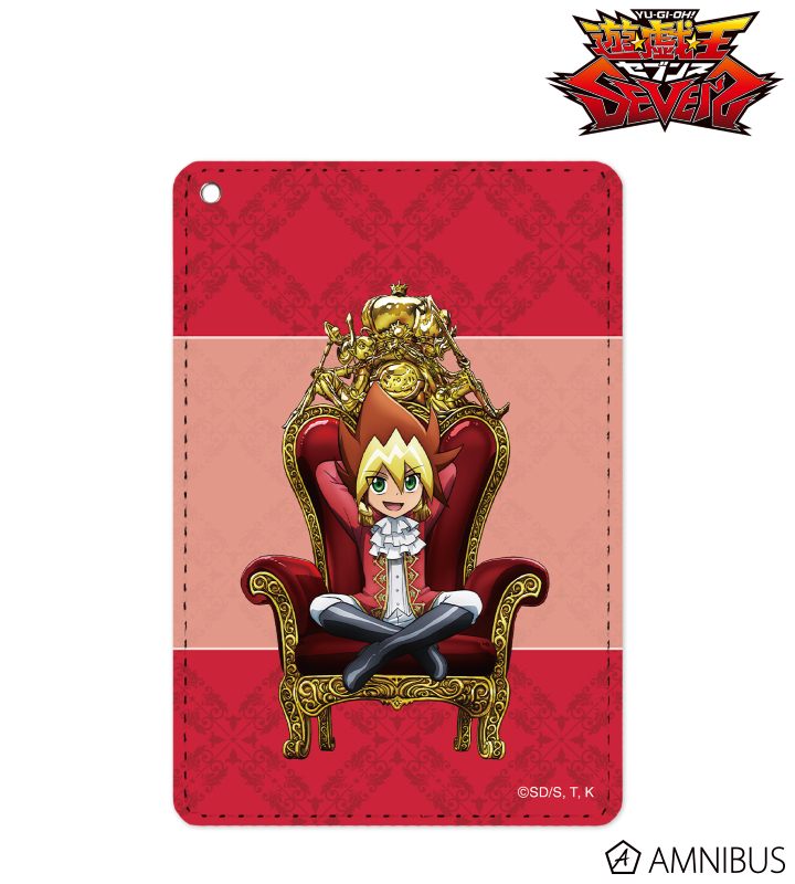 【アルマビアンカ】遊☆戯☆王SEVENS 描き下ろしイラスト 王道遊我 玉座ver. 1ポケットパスケース