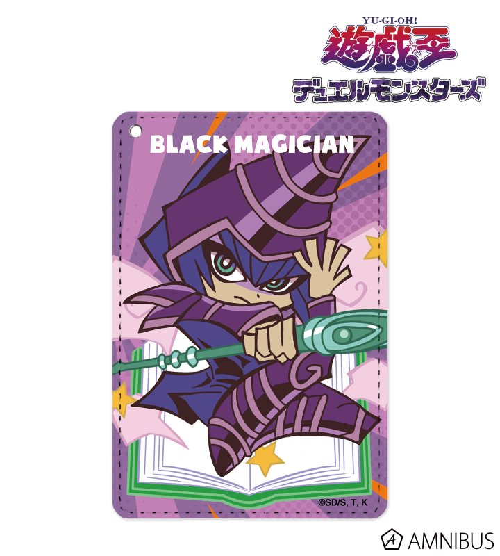 【アルマビアンカ】遊☆戯☆王デュエルモンスターズ ブラック・マジシャン トゥーン・ワールド テイストデフォルメ 1ポケットパスケース