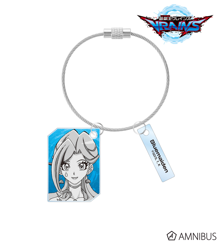 【アルマビアンカ】遊☆戯☆王VRAINS ブルーメイデン 2連ワイヤーアクリルキーホルダー