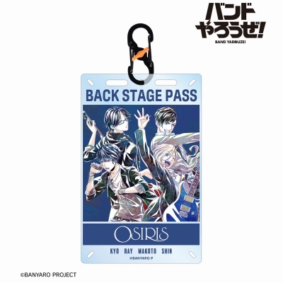【アルマビアンカ】「バンドやろうぜ！」 OSIRIS Ani-Art カラビナ付きカード型アクリルキーホルダー