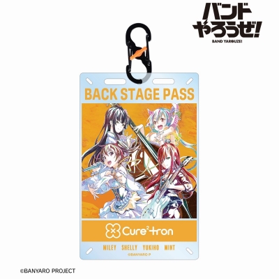 【アルマビアンカ】「バンドやろうぜ！」 Cure2tron Ani-Art カラビナ付きカード型アクリルキーホルダー