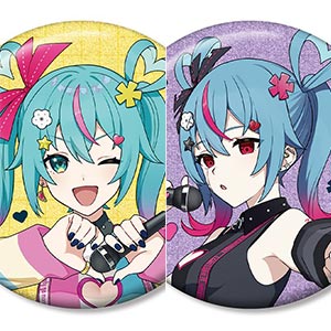【アルマビアンカ】デコミクLIVE starring 初音ミク『Hello』Produced by DECO*27 / OTOIRO デコミク LIVE練習中ver. Art by ろづ希 グリッター缶バッジ2個セット