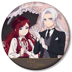 【アルマビアンカ】TVアニメ『悲劇の元凶となる最強外道ラスボス女王は民の為に尽くします。』 描き下ろし プライド&アーサー お嬢様&執事ver. 100mm缶バッジ
