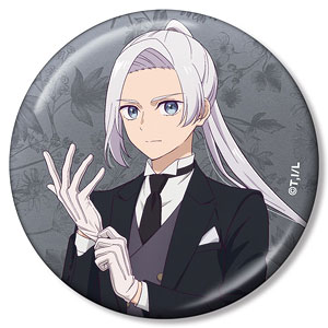 【アルマビアンカ】TVアニメ『悲劇の元凶となる最強外道ラスボス女王は民の為に尽くします。』 描き下ろし アーサー お嬢様&執事ver. メタリック缶バッジ