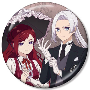 【アルマビアンカ】TVアニメ『悲劇の元凶となる最強外道ラスボス女王は民の為に尽くします。』 描き下ろし プライド&アーサー お嬢様&執事ver. メタリック缶バッジ