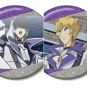 【アルマビアンカ】遊☆戯☆王5D's ジャック・アトラス 場面写グリッター缶バッジ2個セット