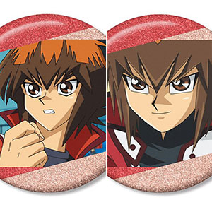 【アルマビアンカ】遊☆戯☆王デュエルモンスターズGX 遊城十代 場面写グリッター缶バッジ2個セット