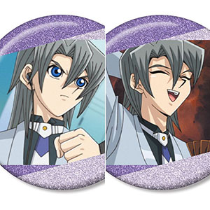 【アルマビアンカ】遊☆戯☆王デュエルモンスターズGX エド・フェニックス 場面写グリッター缶バッジ2個セット
