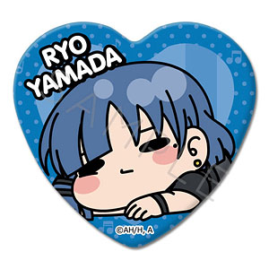 【シンクイノベーション】ぼっち・ざ・ろっく！ 第5弾 ハート型缶バッジ IC 山田リョウ