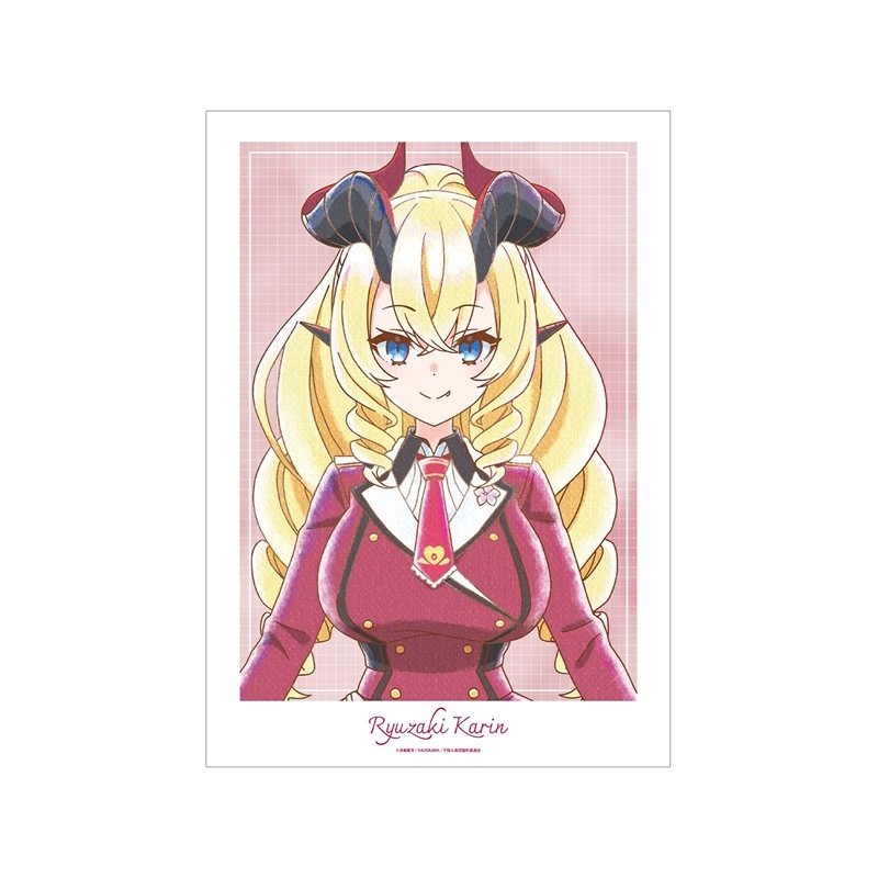 【アルマビアンカ】《TVアニメ『人外教室の人間嫌い教師』》 龍崎カリン Ani-Art aqua label A3マット加工ポスター