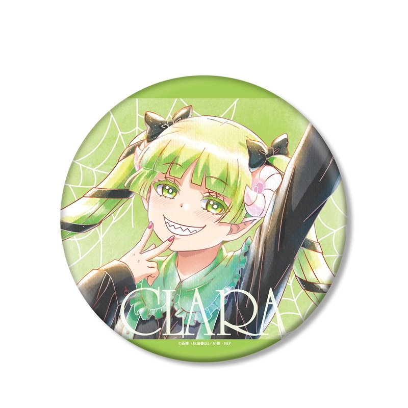 【アルマビアンカ】《魔入りました！入間くん》 描き下ろし ウァラク・クララ ブラックコーデver. Ani-Art aqua label BIG缶バッジ