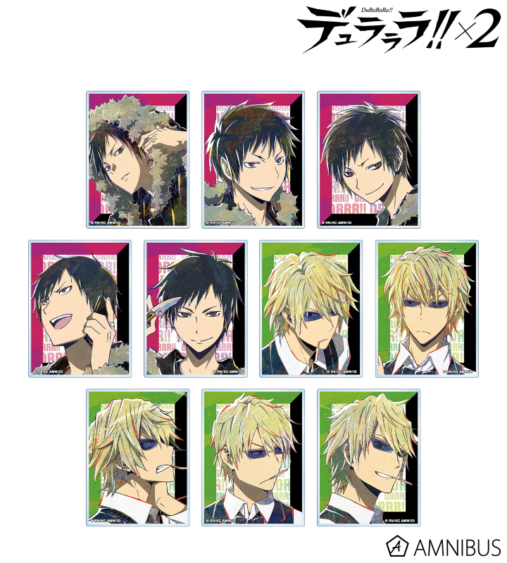 【アルマビアンカ】《TVアニメ「デュラララ！！×2」》 トレーディング Ani-Art 第1弾 臨也&静雄 アクリルカード 1BOX入数：10