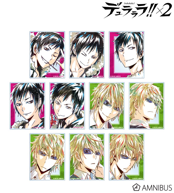 【アルマビアンカ】《TVアニメ「デュラララ！！×2」》 トレーディング Ani-Art 第2弾 臨也&静雄 アクリルカード 1BOX入数：10