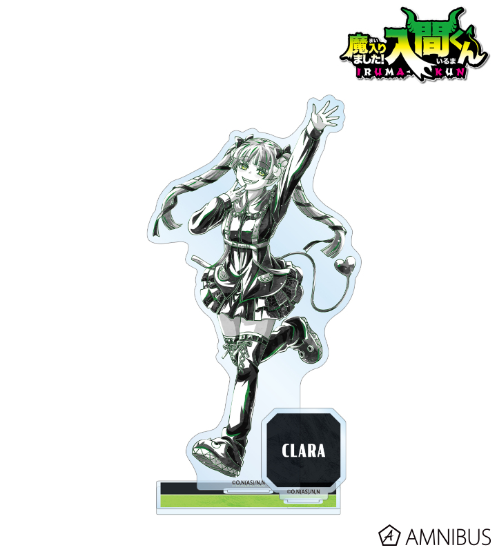 【アルマビアンカ】《魔入りました！入間くん》 描き下ろし ウァラク・クララ ブラックコーデver. Ani-Art BLACK LABEL パーツ付きBIGアクリルスタンド