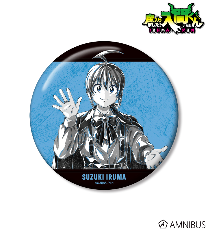 【アルマビアンカ】《魔入りました！入間くん》 描き下ろし 鈴木入間 ブラックコーデver. Ani-Art BLACK LABEL 100mm缶バッジ