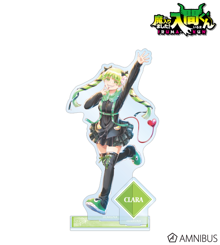 【アルマビアンカ】《魔入りました！入間くん》 描き下ろし ウァラク・クララ ブラックコーデver. Ani-Art aqua label パーツ付きBIGアクリルスタンド