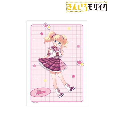 【アルマビアンカ】《きんいろモザイク》 原悠衣先生 描き下ろし アリス・カータレット アイドル風衣装ver. A3マット加工ポスター