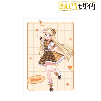 【アルマビアンカ】《きんいろモザイク》 原悠衣先生 描き下ろし 九条カレン アイドル風衣装ver. A3マット加工ポスター