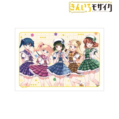 【アルマビアンカ】《きんいろモザイク》 原悠衣先生 描き下ろし 集合 アイドル風衣装ver. A3マット加工ポスター