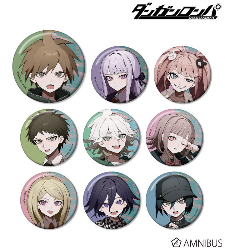【アルマビアンカ】《ダンガンロンパシリーズ》 描き起こし Art by さくしゃ2 トレーディング缶バッジ 1BOX入数：9