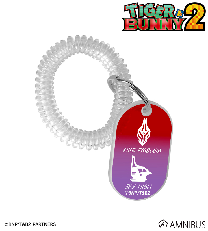 【アルマビアンカ】《TIGER & BUNNY 2》 ファイヤーエンブレム&スカイハイ ロッカーキー風アクリルキーホルダー