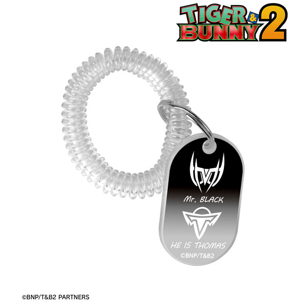 【アルマビアンカ】《TIGER & BUNNY 2》 Mr. ブラック&ヒーイズトーマス ロッカーキー風アクリルキーホルダー