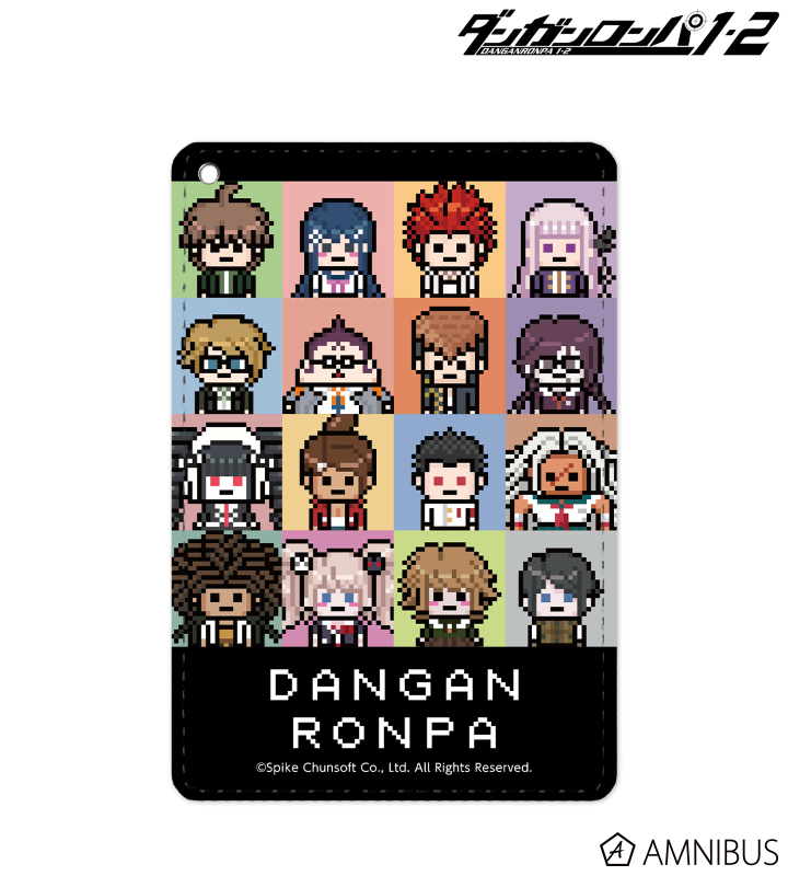【アルマビアンカ】《ダンガンロンパ1・2 Reload》 ドット絵モチーフ1ポケットパスケース ver.A