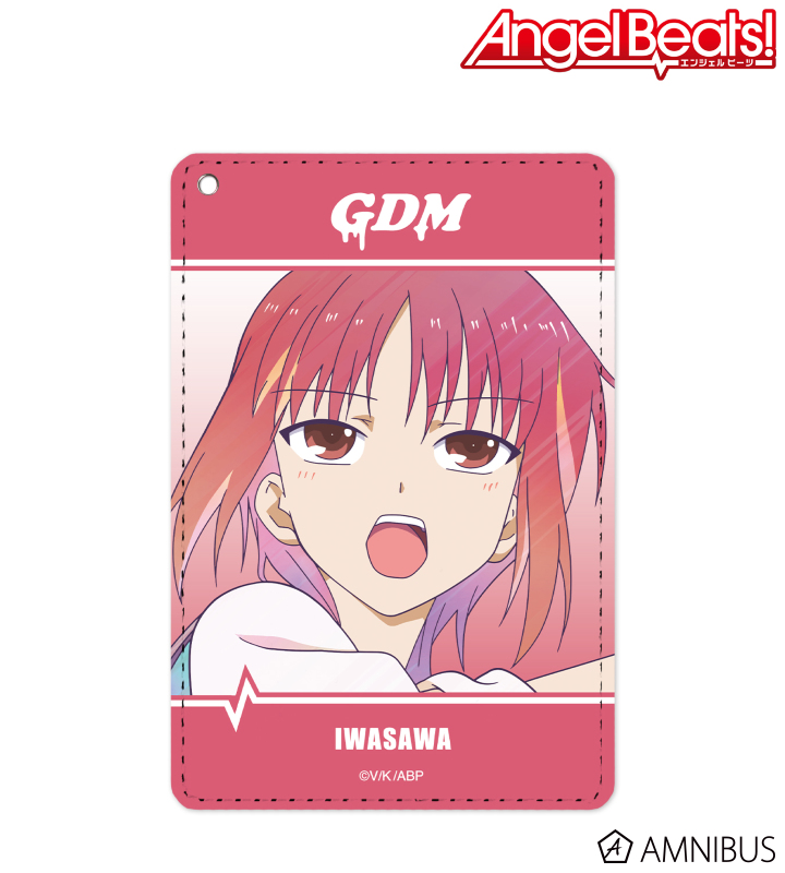 【アルマビアンカ】《Angel Beats！》 岩沢雅美 Ani-Art clear label 1ポケットパスケース