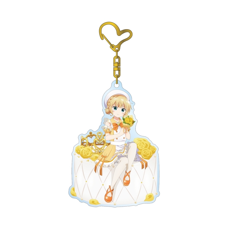 【アルマビアンカ】ご注文はうさぎですか？ BLOOM 描き下ろし シャロ お座りケーキver. BIGアクリルキーホルダー