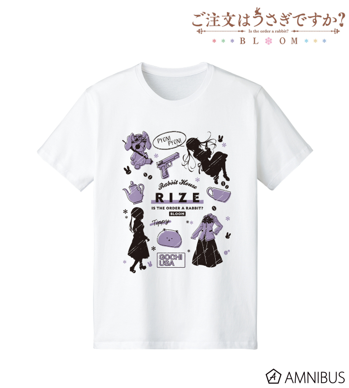 【アルマビアンカ】ご注文はうさぎですか？ BLOOM リゼ Ani-Sketch Tシャツレディース（サイズ/XXXL）