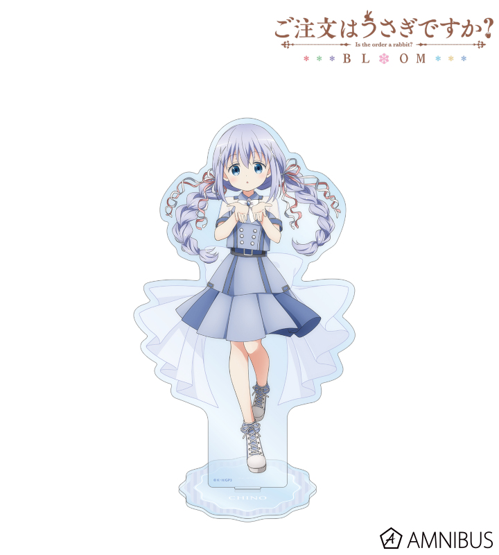 【アルマビアンカ】ご注文はうさぎですか？ BLOOM 描き下ろし チノ アイドル制服ver. 特大アクリルスタンド