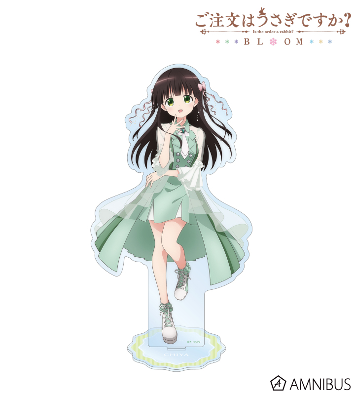 【アルマビアンカ】ご注文はうさぎですか？ BLOOM 描き下ろし 千夜 アイドル制服ver. 特大アクリルスタンド